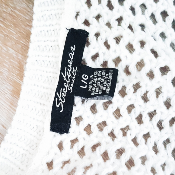 White Crop Sweater - Picture 3 of 3